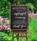 Unplugged Ceremony Sign Decal | Chalkboard Wedding Sign Decal | DIY Wedding Vinyl | Wedding Decor | Please Turn Off Cell Phones and Cameras 