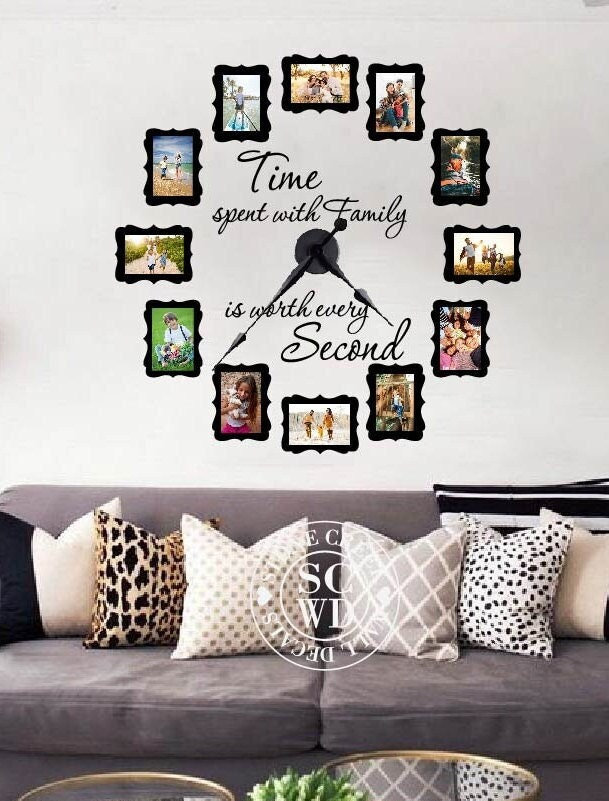 Decoration Wall Sticker Decal Time Spent with Family Is Worth Every Second