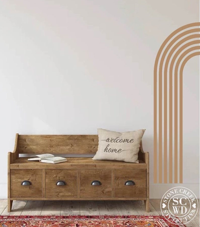 Half Arch Wall Decal Abstract Wall Decor BOHO Interior - Etsy