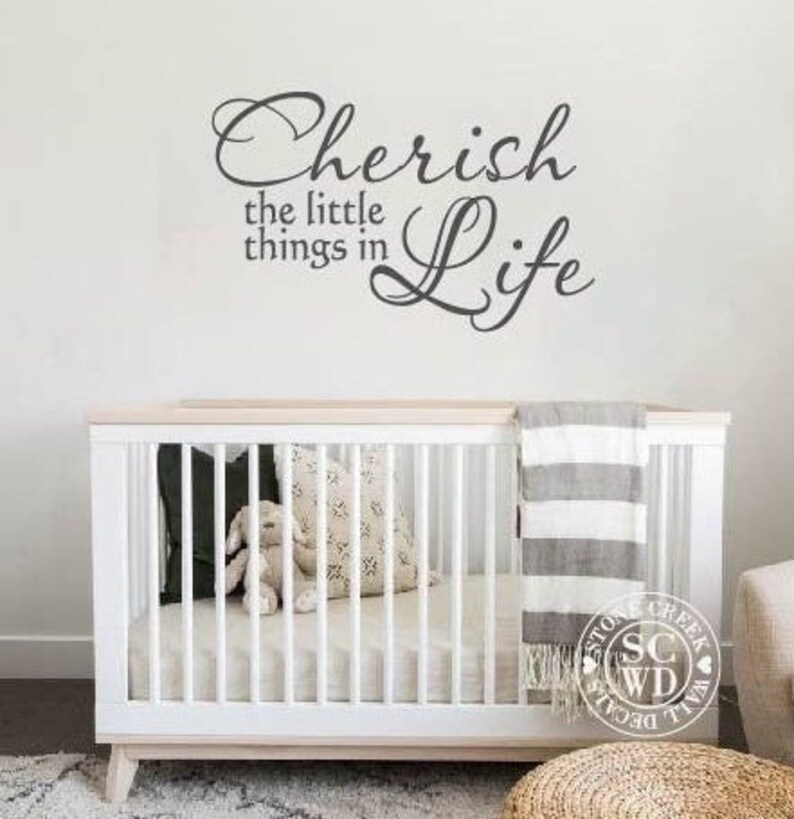 Nursery Wall Decal Girls Room Decals Gold Decals Vinyl Wall - Etsy