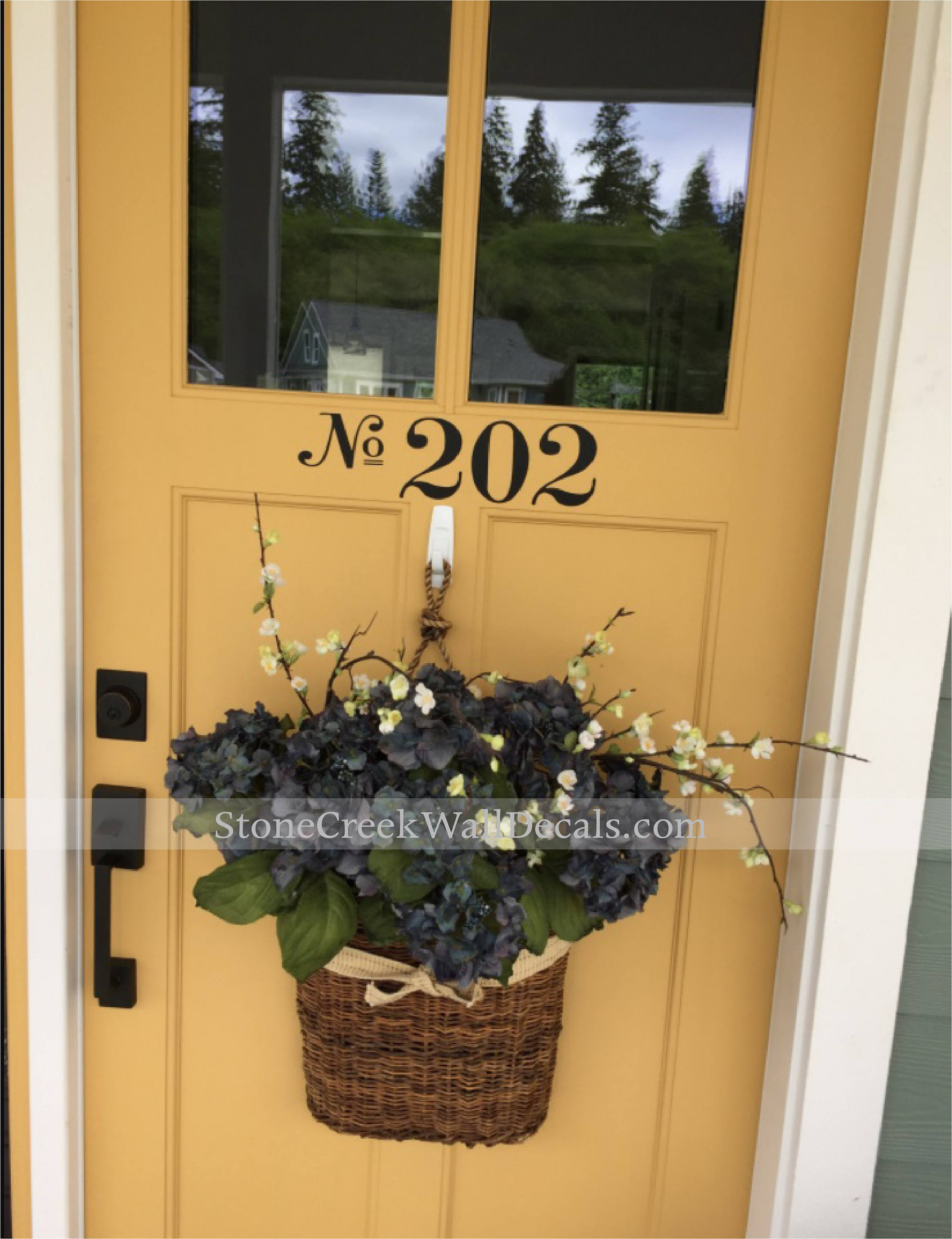 Front Door Number Decal Vinyl Custom House Front Door Number Decal Vinyl Custom House Numbers Address
