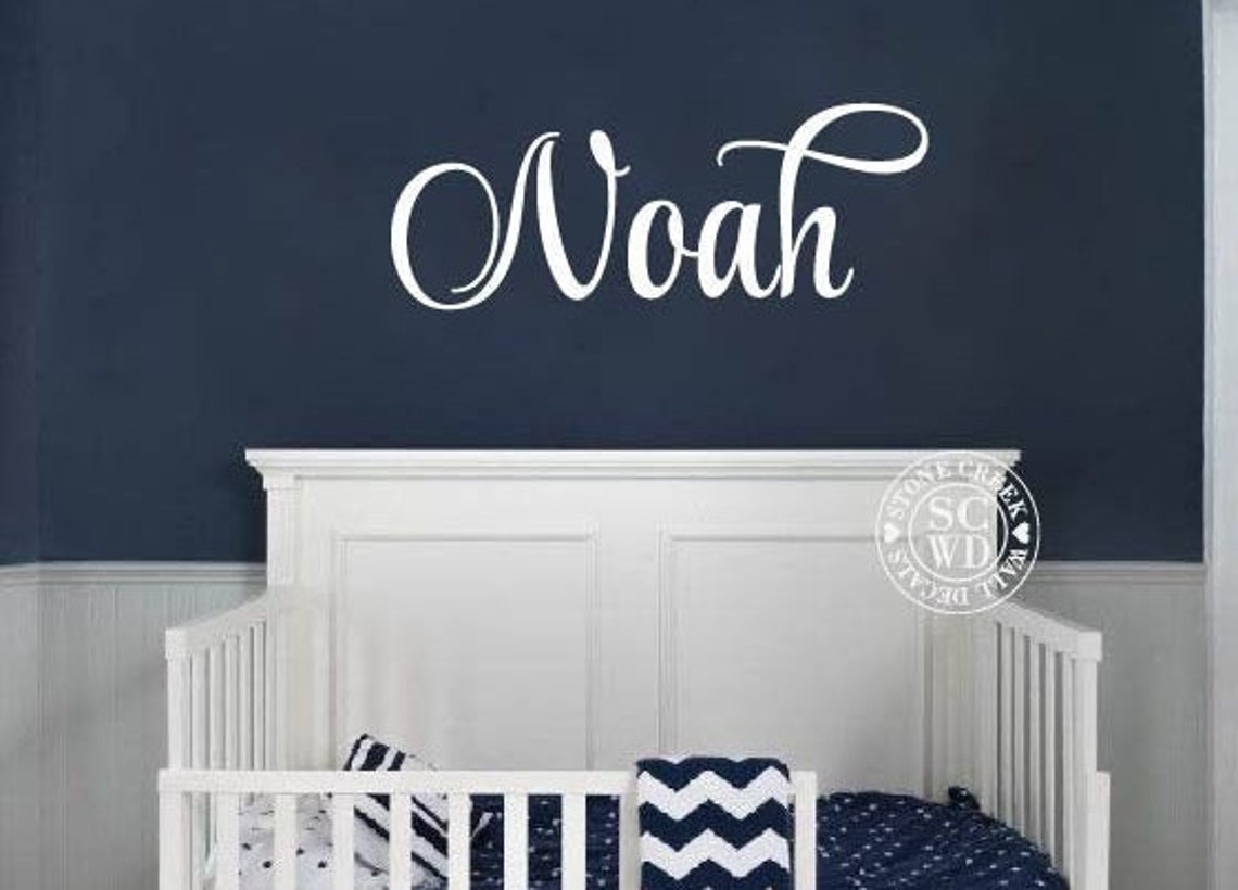 Girl Name Wall Decal Girls Name Wall Decal Wall Decor Name Etsy