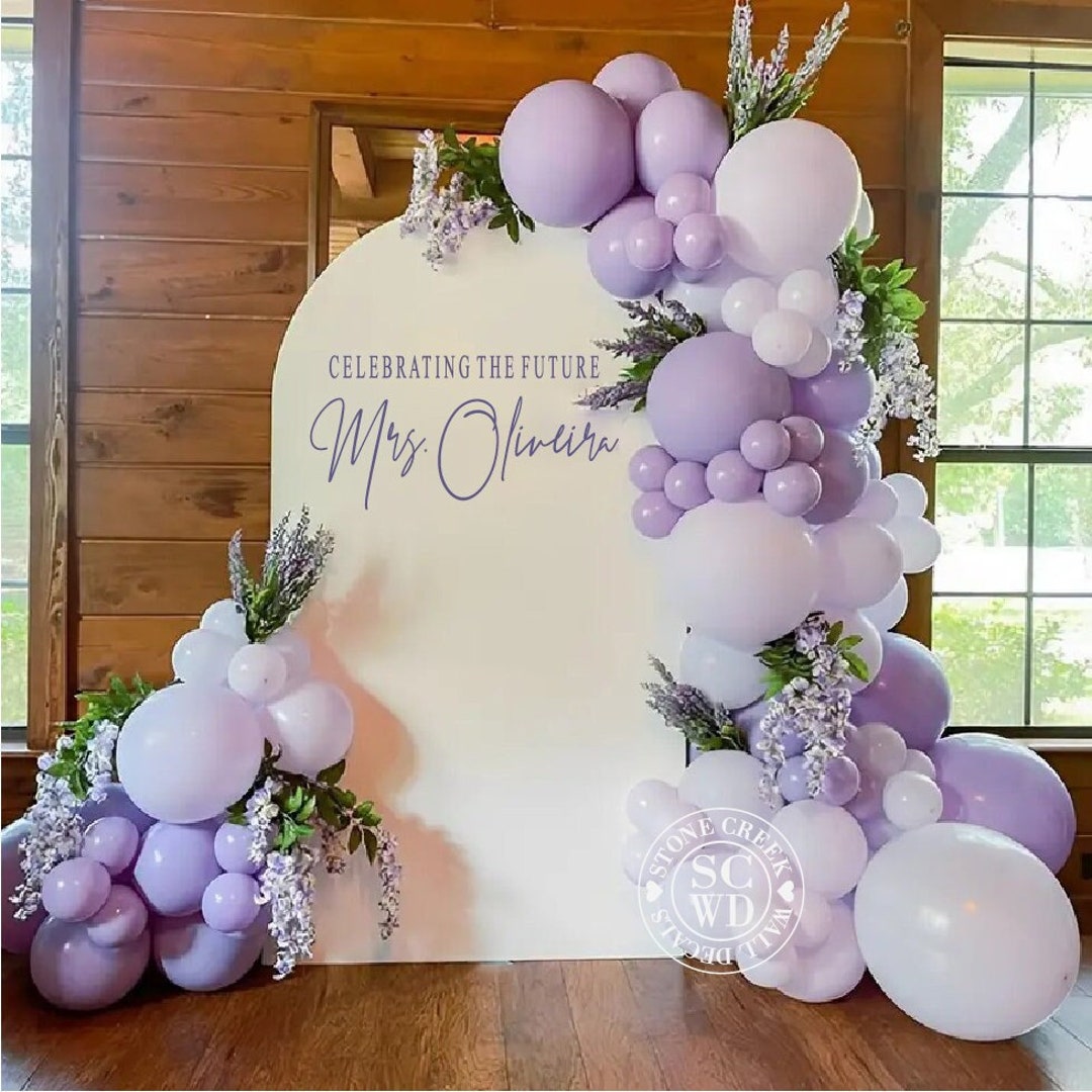 Celebrating the Future Mrs Vinyl | Bridal Shower or Engagement Backdrop ...
