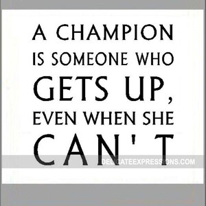 GIRL Sports Wall Quotes Champion Wall Decal Bedroom Wall Decal | Etsy