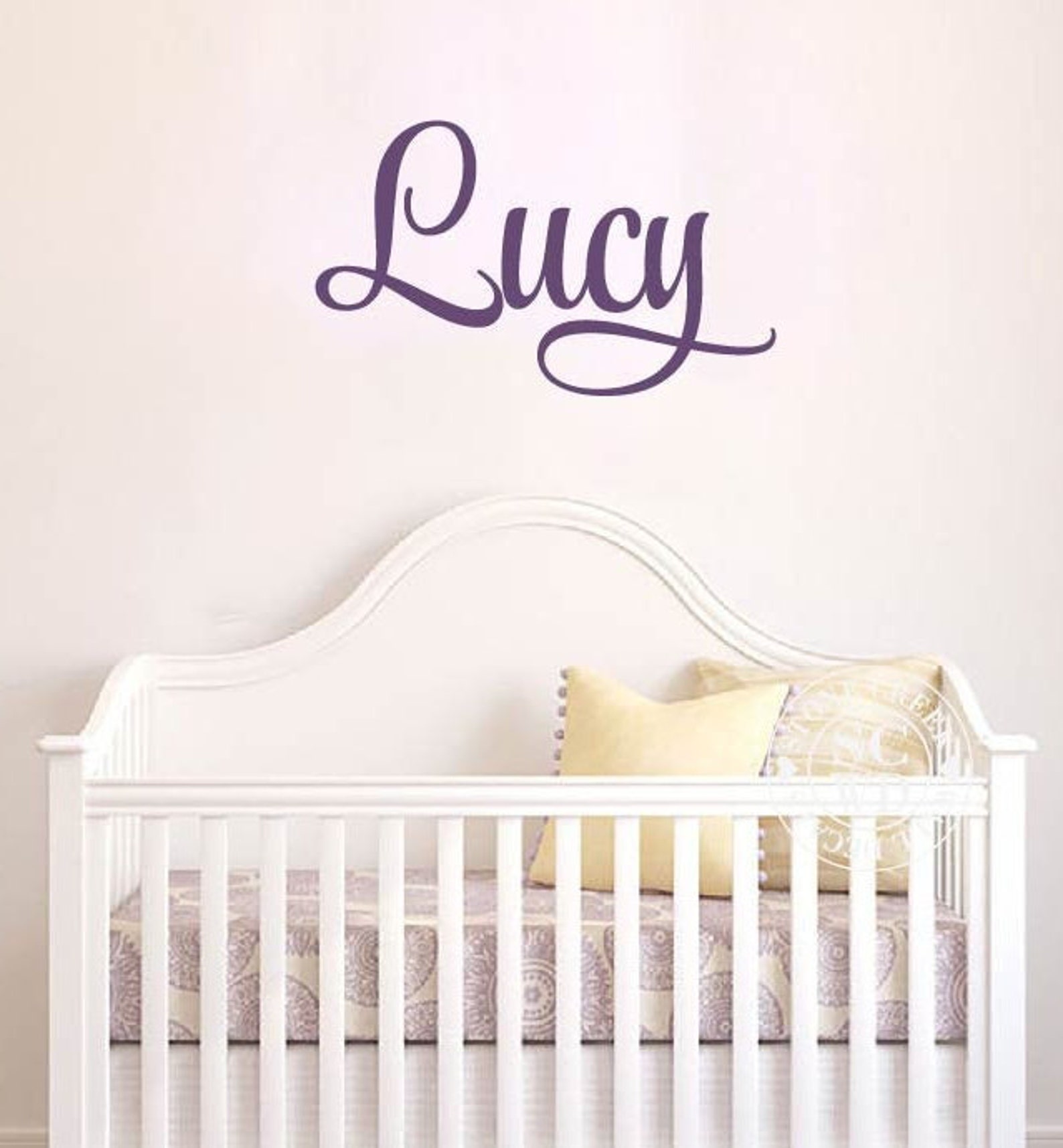 Girl Name Wall Decal, Girls Name Wall Decal Wall Decor, Name Wall Decal