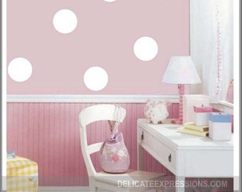 Polka Dot Wall Decals Set of Polka Dots Peel and Stick Dots Nursery Polka Dots Bedroom Wall Dots Wall Stickers Polka Dots Party Decor Vinyl