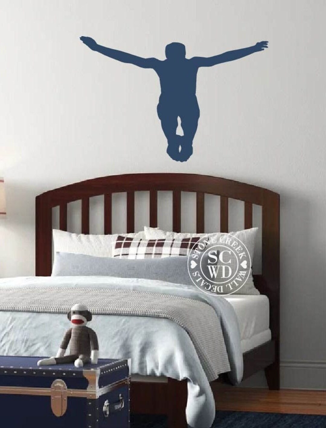 Swimming Decal for Walls Swimming Wall Decals Water Sports Etsy