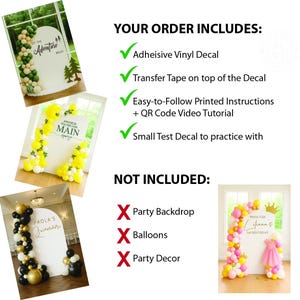 Some Bunny Birthday Backdrop Decal | Personalized “Some Bunny Is (Age)” Vinyl Sticker | Bunny Party Decor for Kids & Adults (Decal Only) image 7