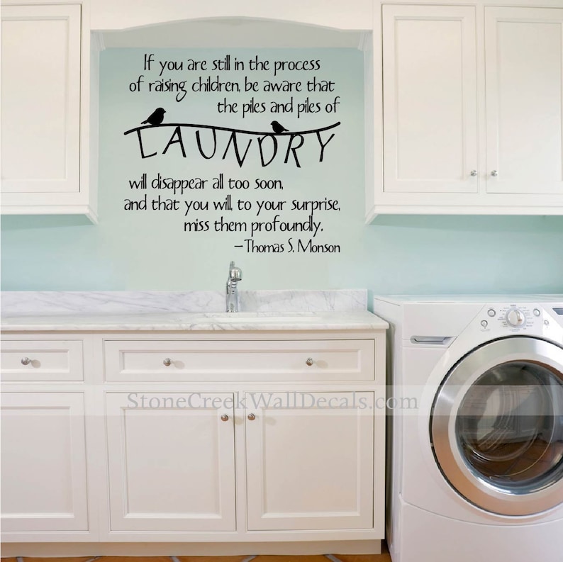 laundry room wall decals laundry room decals laundry room | etsy