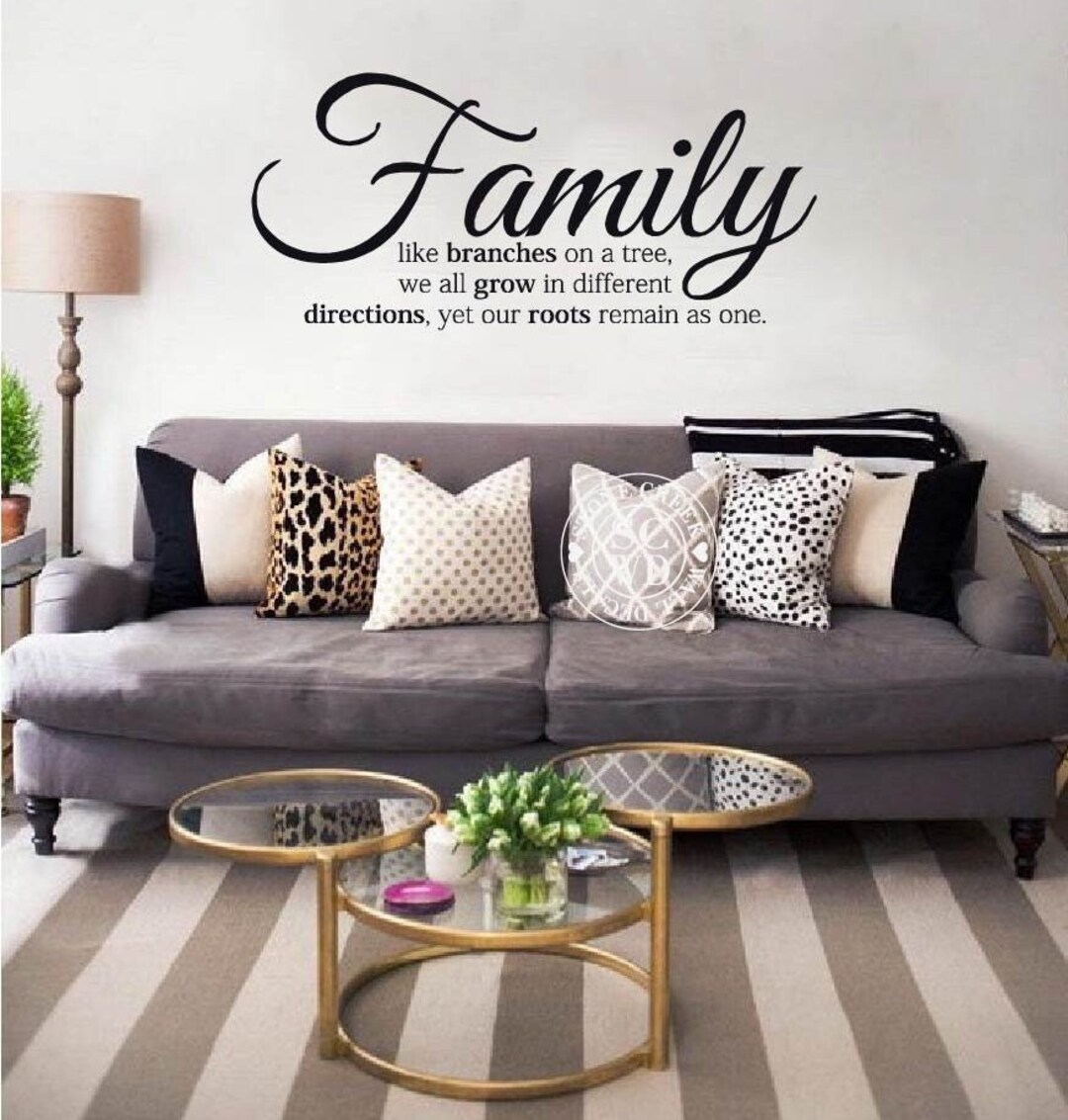 Family Room Wall Decals Family Like Branches on A Tree Wall Decal