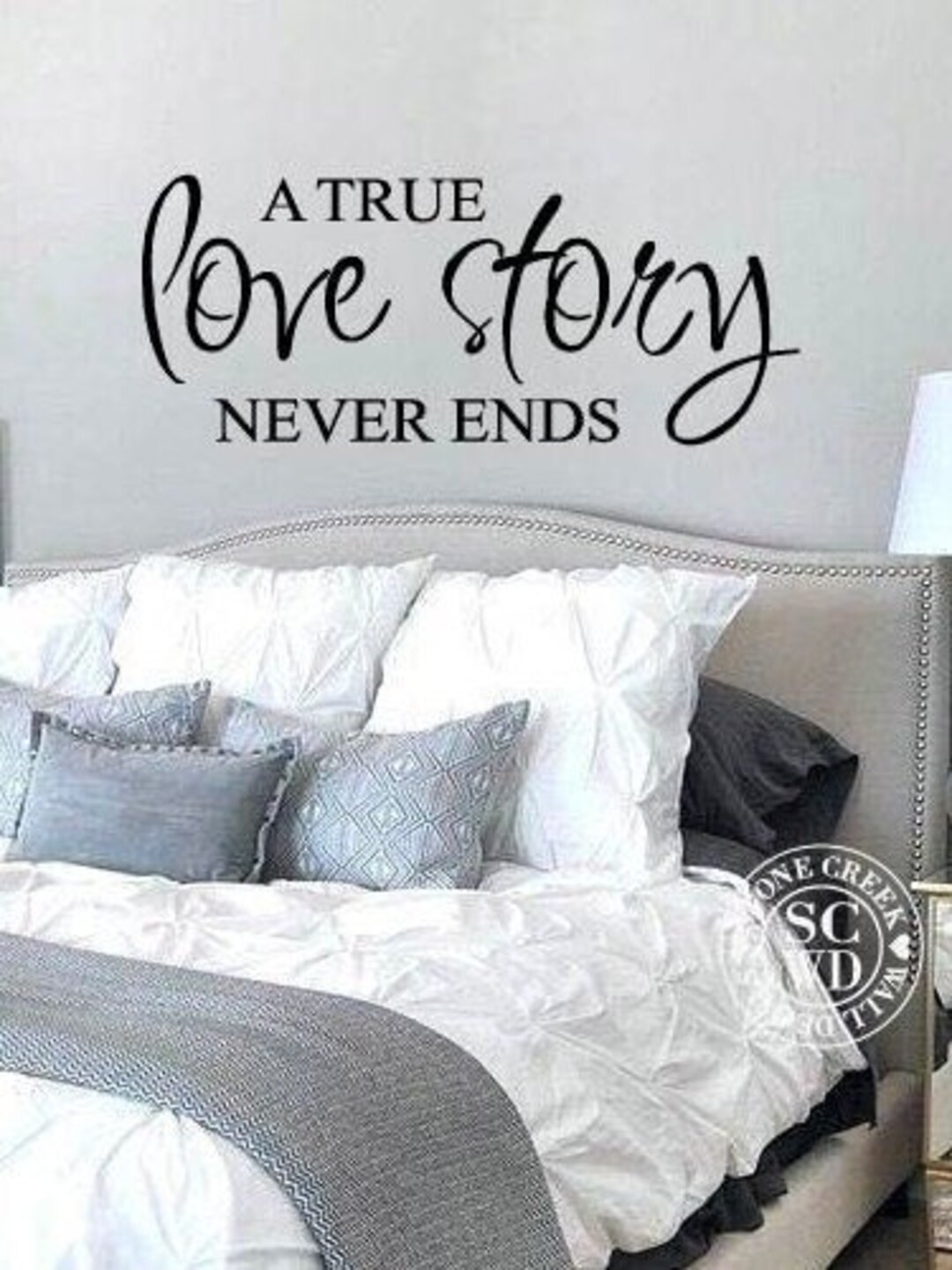 A True Love Story Never Ends Romantic Couples Decal Love Decal Master ...