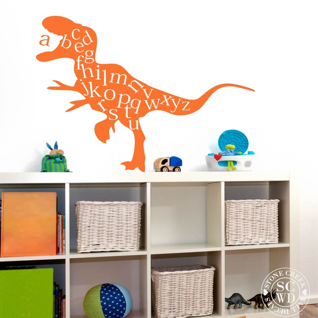 T Rex Wall Decals Dino Wall Decals Dinosaur Decals for Etsy UK
