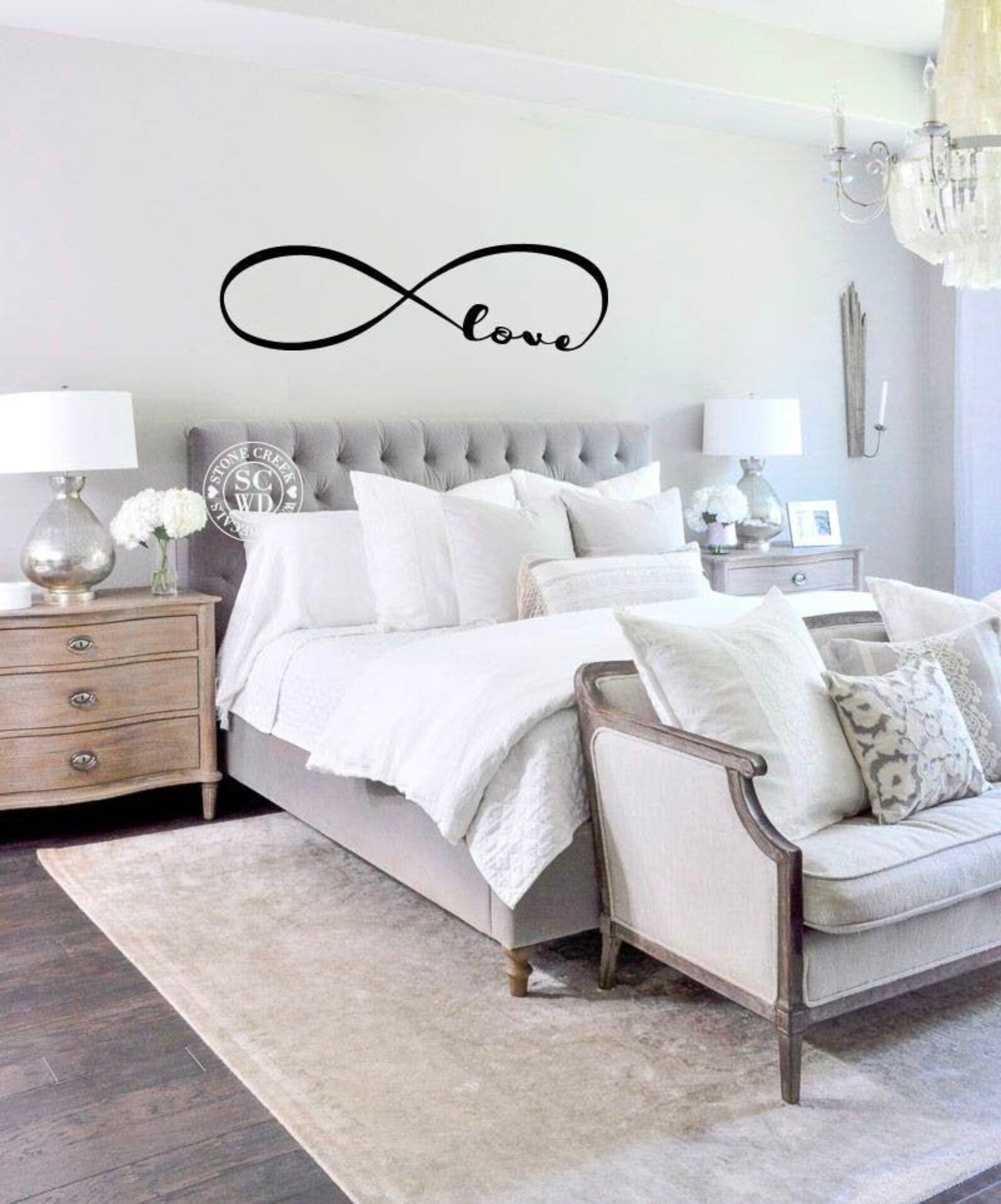 Infinity Wall Decal romantic Wall Decals Family Room Wall - Etsy