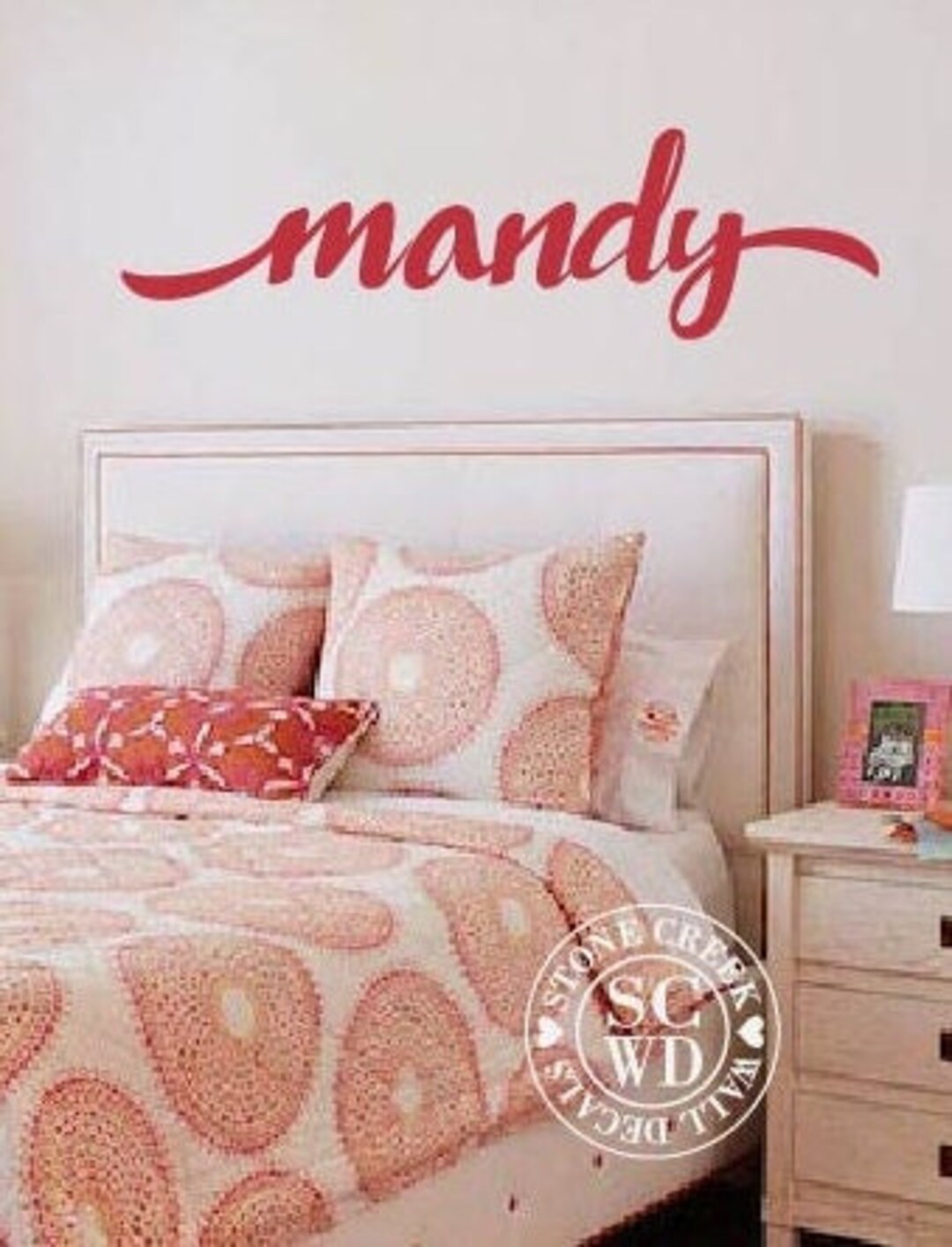 Name Sign Girl Rustic Rectangular Girls Nursery Decal Rustic Cottage Style Name Decal Name Wall Decal ...