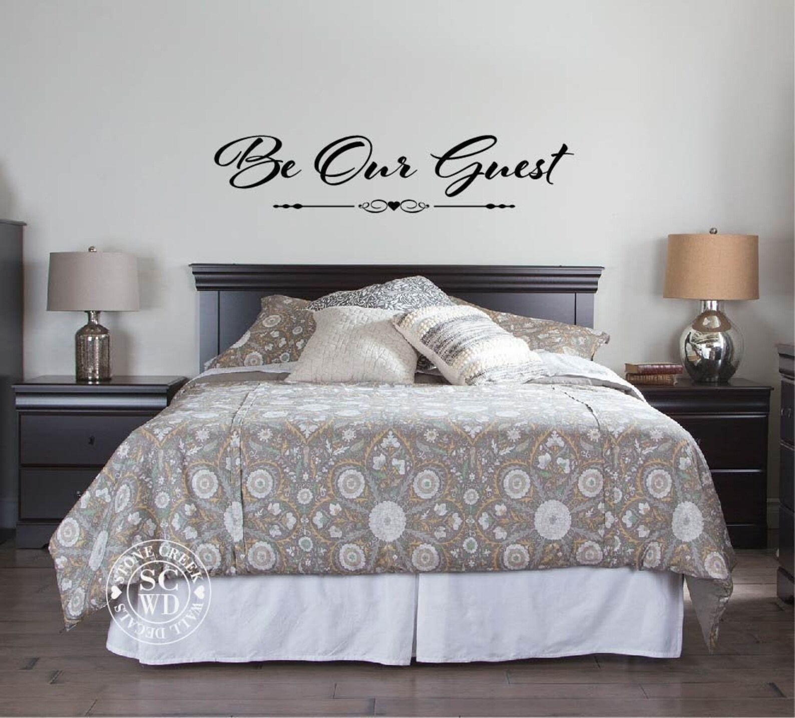 Be Our Guest Wall Decal Guest Bedroom Decal Home Decor Bedroom Etsy