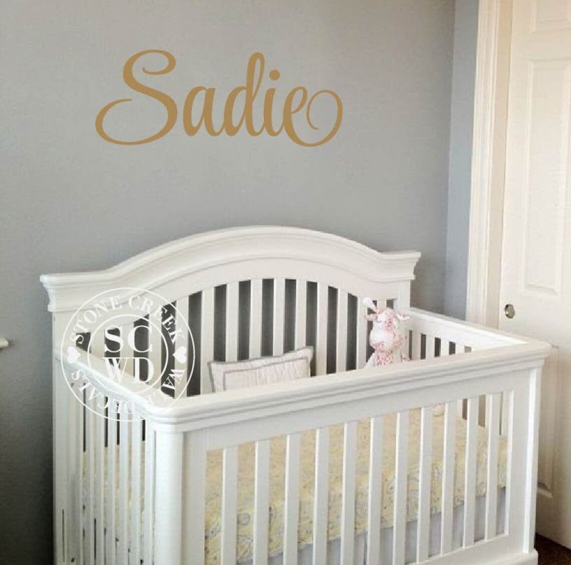 Girl Name Wall Decal Girls Name Wall Decal Wall Decor Name Etsy