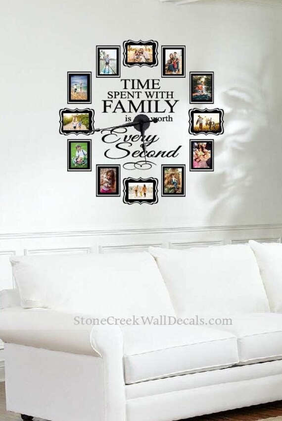 Decoration Wall Sticker Decal Time Spent with Family Is Worth Every Second Decoration Wall Sticker Decal Time Spent with Family Is Worth Every Second