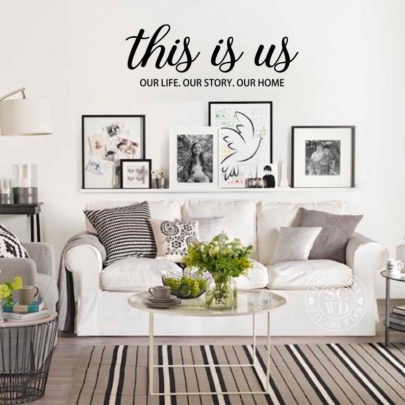 This is Us Wall Decal Our Life Our Story Our Home I This is Us Etsy