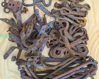 Reclaimed Barn Trolley Track Hardware - Authentic and Vintage Patina FREE SHIPPING in USA