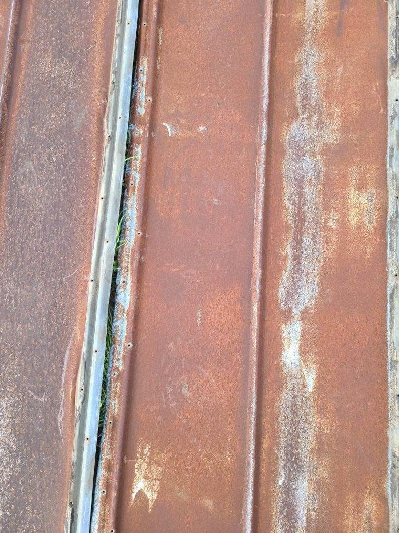 Rusty Reclaimed Metal Roofing Barn Tin Beautiful Rustic Etsy