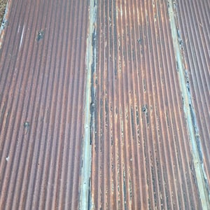 Rusty with Black Reclaimed Corrugated Metal 2600 sq feet available Roofing Barn Tin Beautiful Rustic Weathered Patina Salvaged FREE SHIPPING image 4