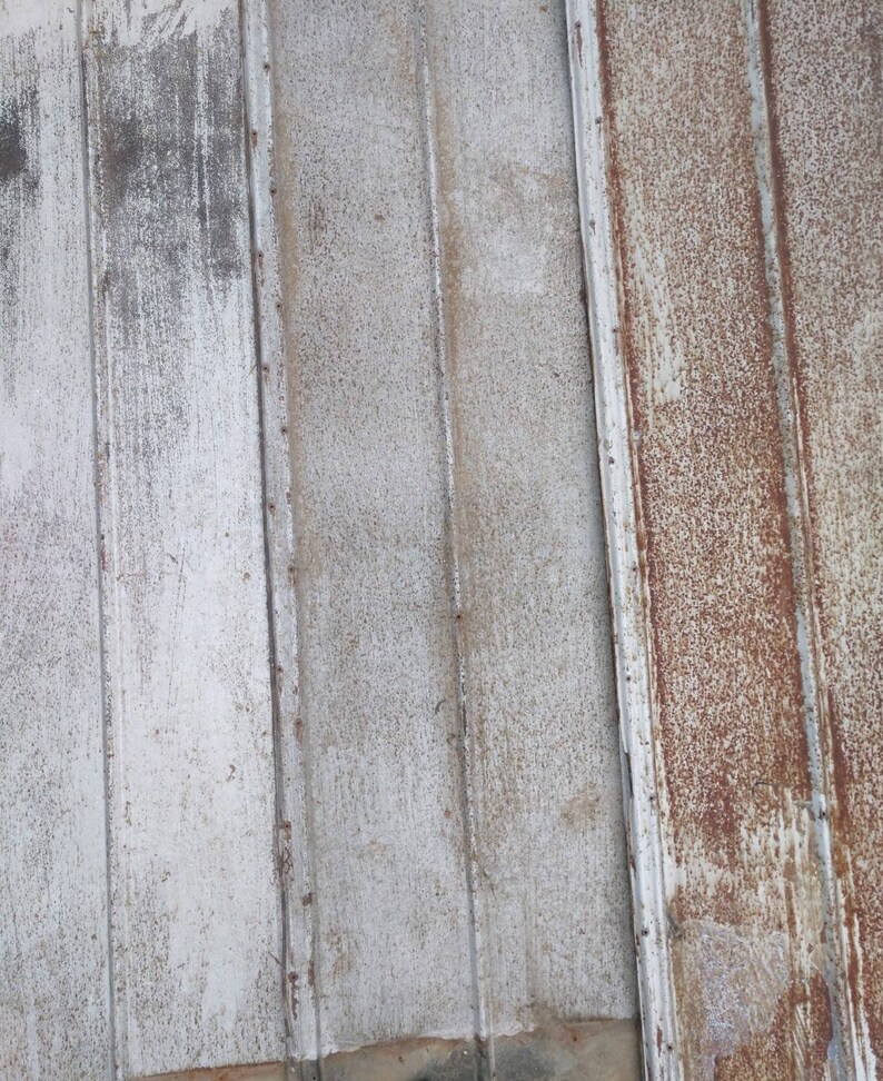 Silver With Rusty Metal Barn Tin Roofing Beautiful Reclaimed Etsy