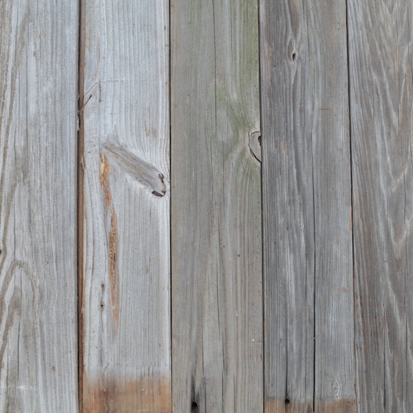 Reclaimed Gray Wood- Paneling - Weathered Gray Siding - Authentic and Vintage Patina