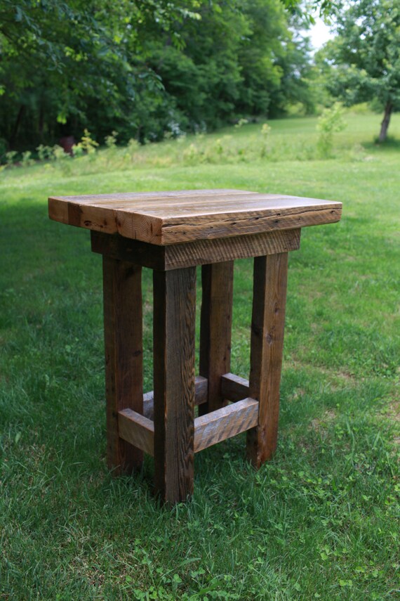 Barn Wood Pub Table Farmhouse Style Furniture FREE | Etsy