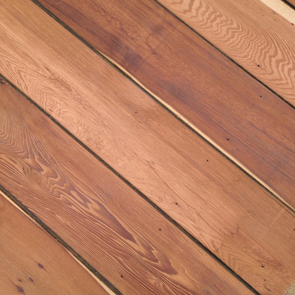 Reclaimed Redwood Paneling Wood - Tongue and Groove Boards 1950s - 650 square feet