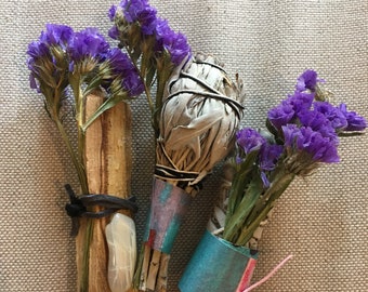 Flower & Sage Smudge Bundles