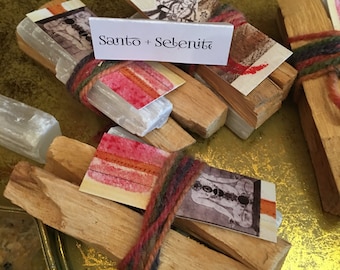 Selenite + Palo Santo Bundle