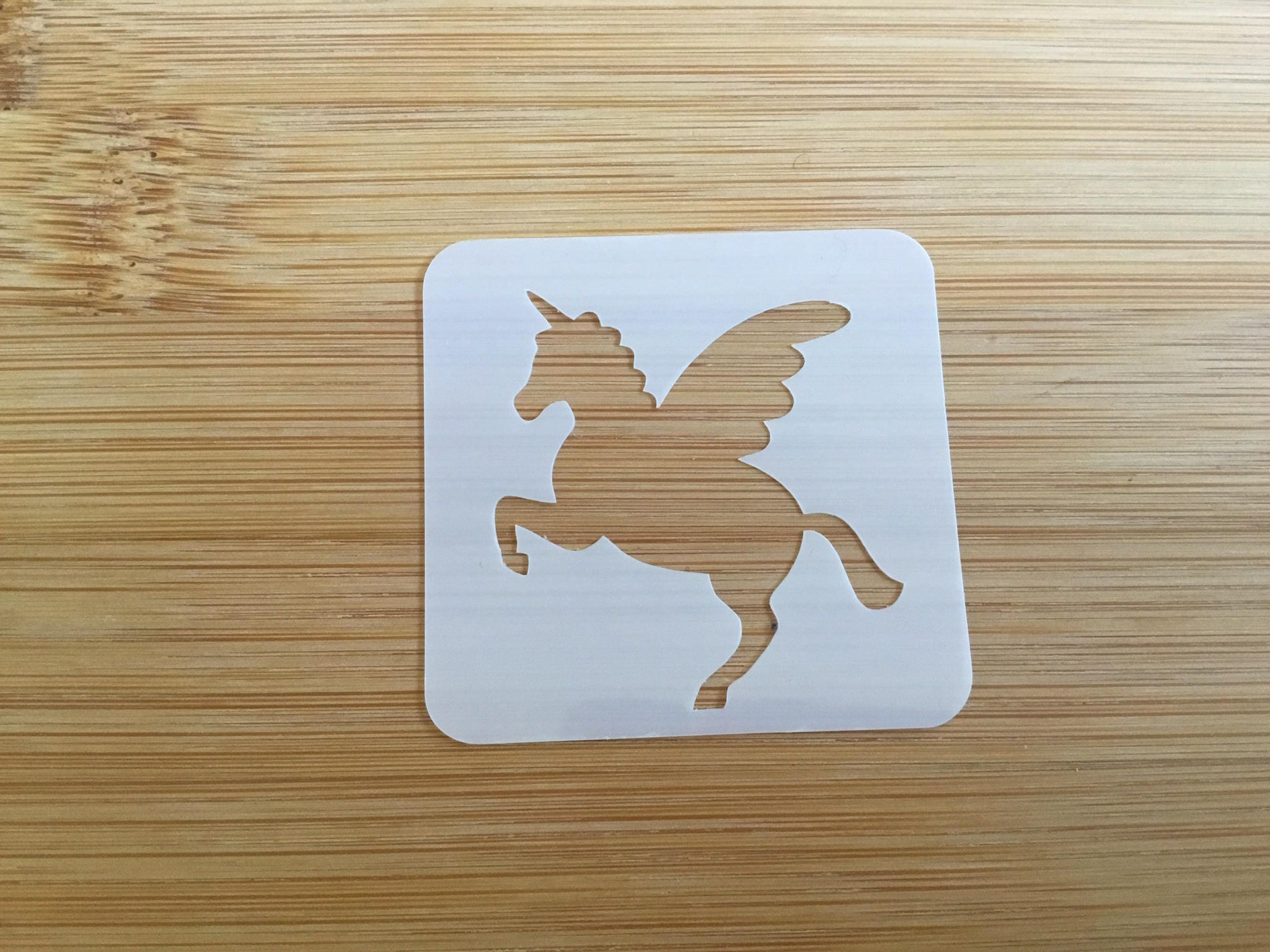 Winged unicorn Face paint stencil Body Art Glitter or henna Etsy