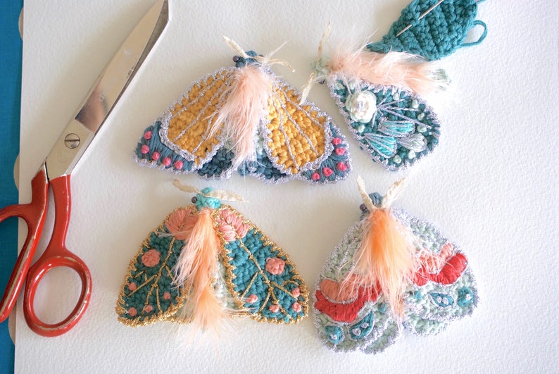 Let's Make Moths Crochet your own moth... image 5