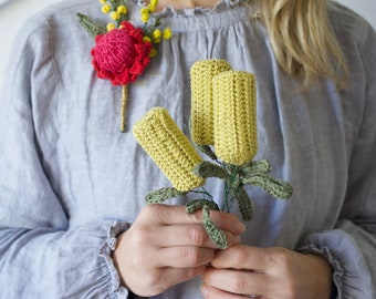 Let's Make Australian Wildflowers! Crochet Australian wildflowers with photo rich tutorials.