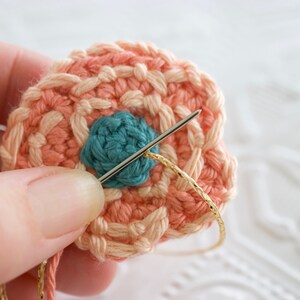 Let's Make a Necklace Make an embroidered, crochet necklace with Greedy for Colour. image 2