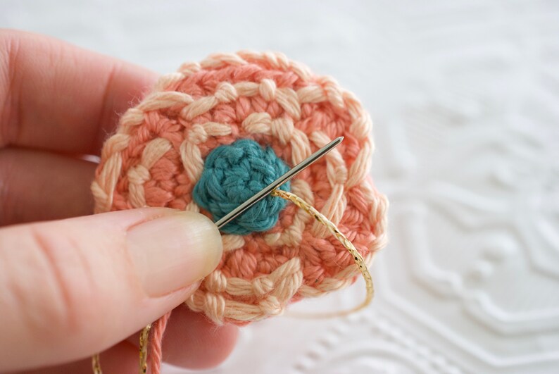 Let's Make a Necklace Make an embroidered, crochet necklace with Greedy for Colour. image 2
