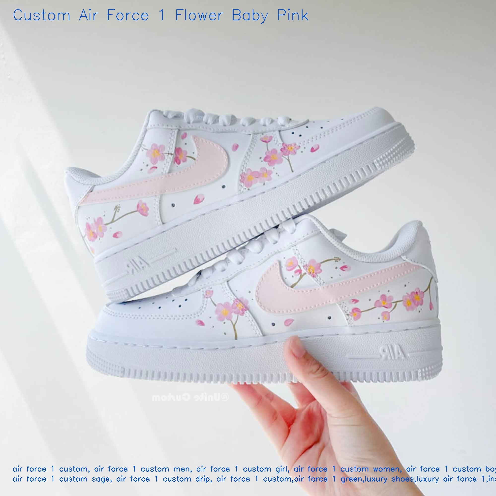Custom Hand Painted Gucci LV Supreme Nike AF1 Air Force 1 Low Shoes, Listing Not For Sale - Read De
