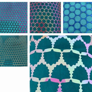 Juego de 9 plantillas de arcilla Punchinella con desperdicios de lentejuelas, ideales para arte de arcilla polimérica, joyería, técnicas mixtas, puertas de hadas