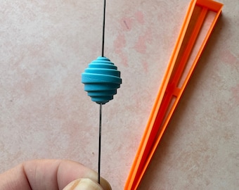 Rolled paper clay bead cutter 5/8 inch rounded shape paper bead maker for clay earrings jewelry decor tassels