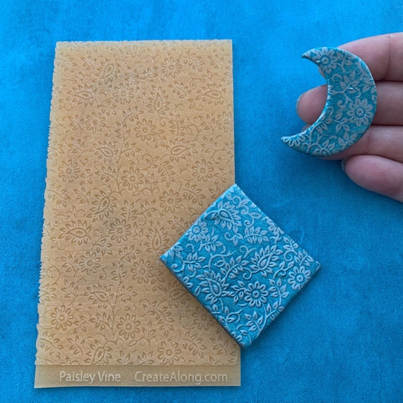 How to make deep texture stamps - DIY Polymer clay tutorial 