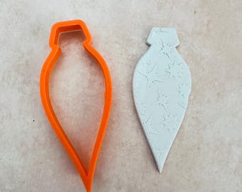 Light Ornament Clay Cutter Gift Tag | Christmas Cutters
