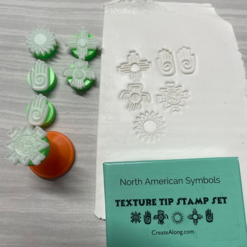 Mixed Media Stencils Texture Tips Stamps - Sparkle Spirals 6-Piece Set For Polymer Clay & Mixed Media Hyroglyphics Stamps Mixed Media Stencils Texture Tips Stamps - Sparkle Spirals 6-Piece Set For Polymer Clay & Mixed Media Hyroglyphics Stamps