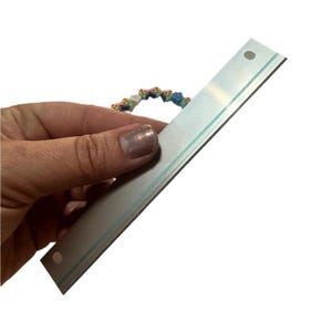 The &quot;Blue Steel&quot; Clay Blade | specialty blades for polymer clay | stiff clay blade for caning cane work