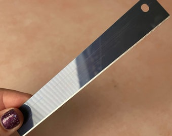 The "Blue Steel" Clay Blade | specialty blades for polymer clay | stiff clay blade for caning cane work