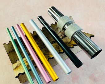Huggie baking rod set for different sizes clay earrings