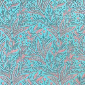 Silkscreen Stencil SLAB BerryBushes For Polymer Clay And Mixed Media Overall Design