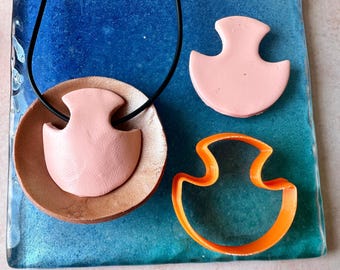 Jan's Easy Back pendant hanger maker  - clay cutter to create slide pendants and charms