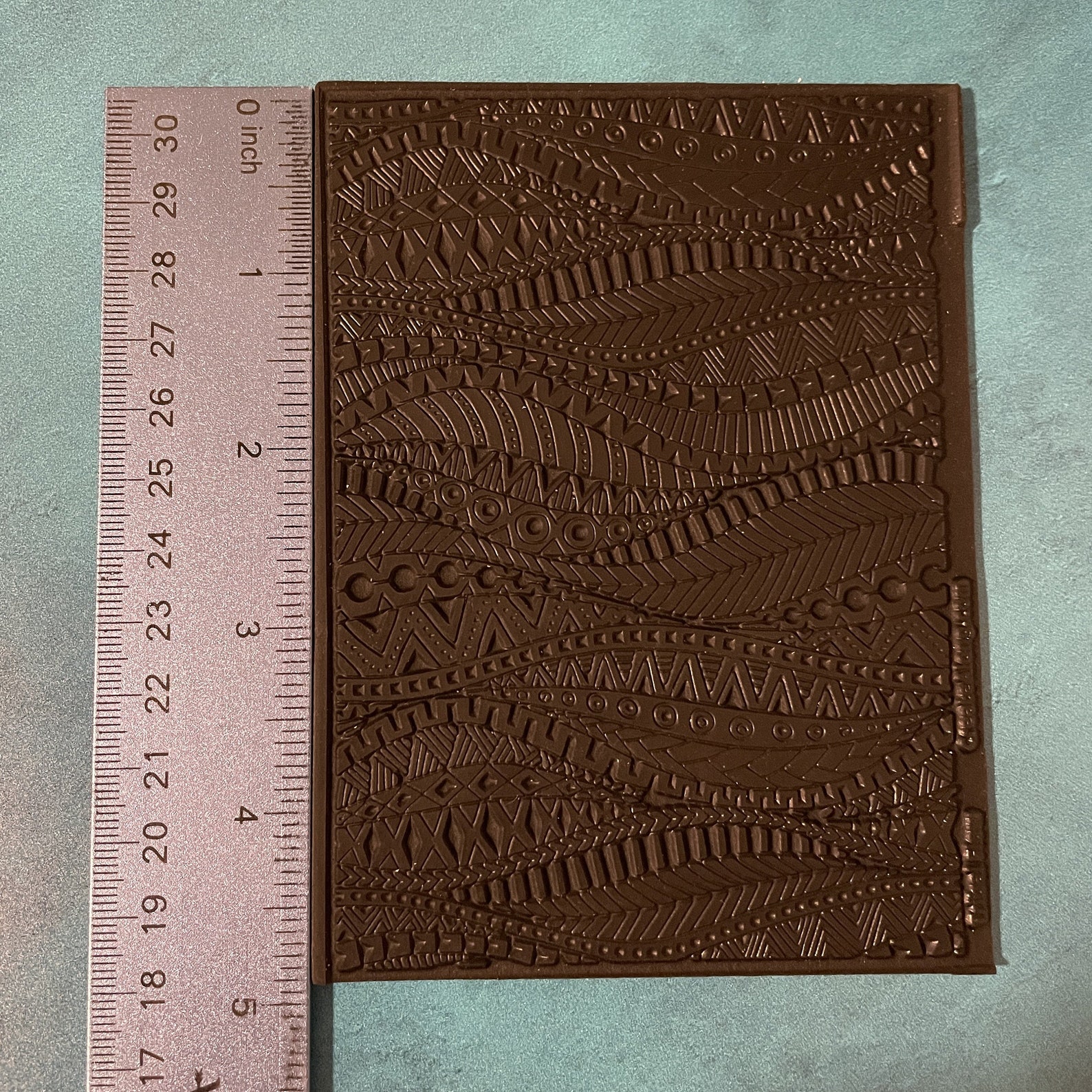 Texture Stamps for Clay Tribal Flow Wave Polymer Clay Rubber Etsy