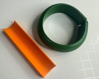 Bangle Bracelet Builder Polymer Clay Tool – Choose Deep or Shallow Curve | Make Smooth Clay Bangles & Cuffs