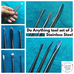 Do Anything stainless sculpture polymer Clay tools set sculpting poking smoothing and texturing